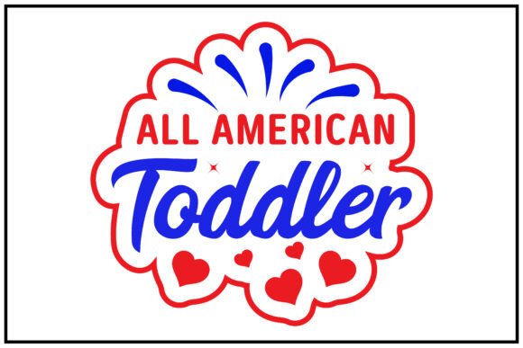 All American Toddler Svg T Shirt