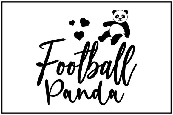 Football Panda Svg T Shirt