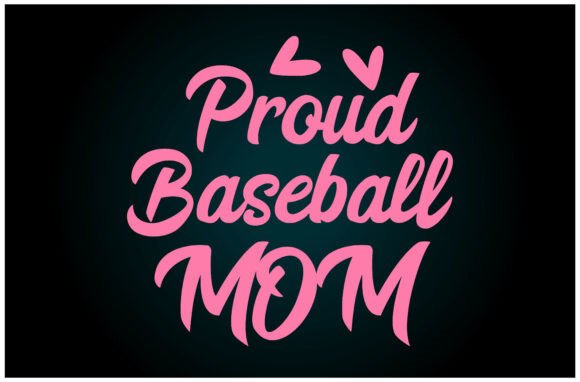 Proud Baseball Mom Svg T Shirt